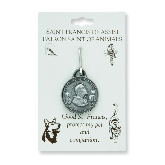 Large St. Francis Pet Medal