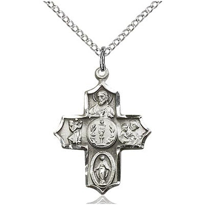 Communion 4-Way Sterling Silver Medal