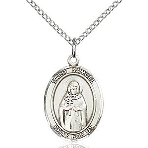 St. Samuel Oval Sterling Silver Medal