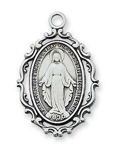 Sterling Silver Miraculous Medal