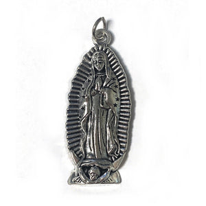 2" Our Lady of Guadalupe Oxidized Medal
