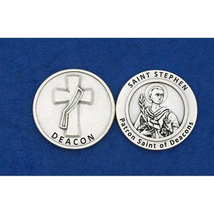 Saint Stephen Patron Saint of Deacons Pocket Token