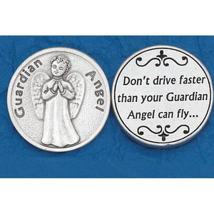 Don't Drive Faster Guardian Angel Pocket Token