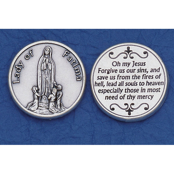 Our Lady of Fatima Pocket Token