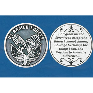 US Armed Forces Serenity Prayer Pocket Token