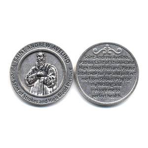 St. Andrew Avelino Patron Saint Token