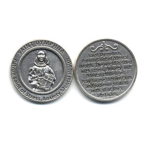 St. Dymphna Patron Saint Token