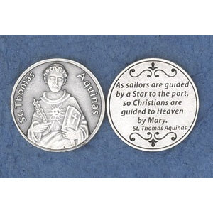 St. Thomas Aquinas Pocket Token