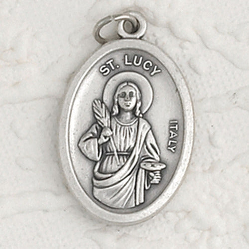Oval St. Lucy Medal