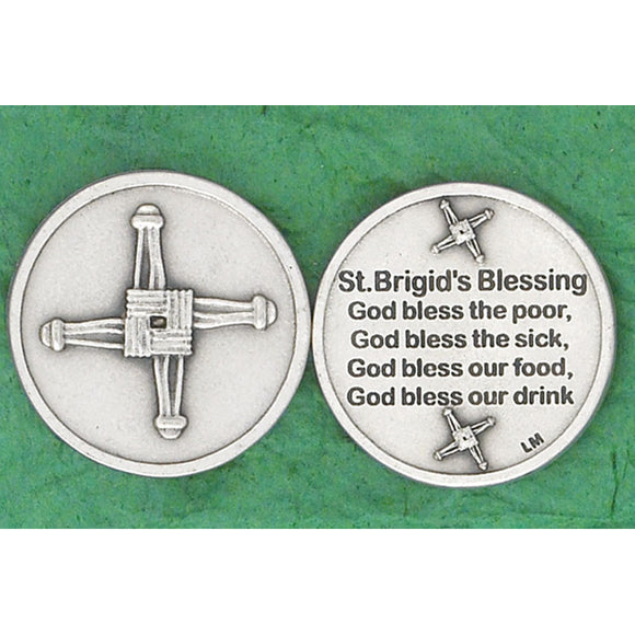 St. Brigid's Blessing Pocket Token