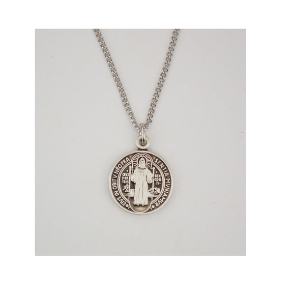 Sterling Silver St. Benedict Medal