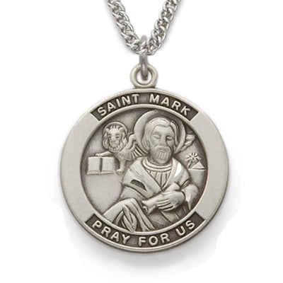 St. Mark Sterling Silver Medal