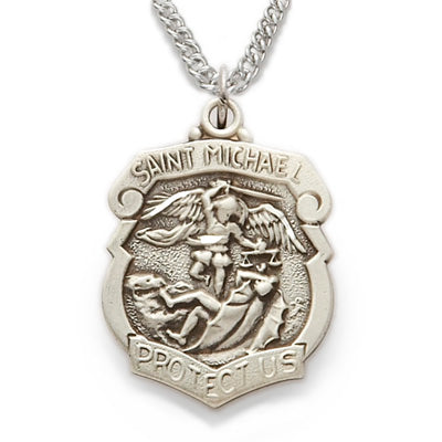 St. Michael Police Badge Medal