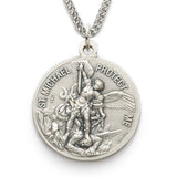 St. Michael Sterling Silver Army Medal