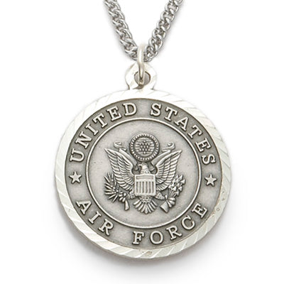 St. Michael Sterling Silver Airforce Medal