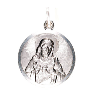 Sterling Silver Scapular Medal