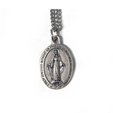 Silver First Communion Miraculous Medal