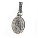 Silver First Communion Miraculous Medal