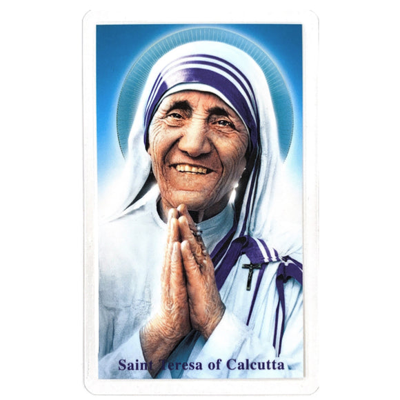 Mother Teresa of Calcutta Prayer Card