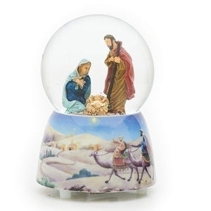 Holy Family Musical Waterglobe