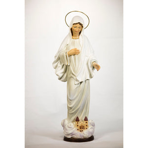 Our Lady of Medjugorje Statue 16 in.