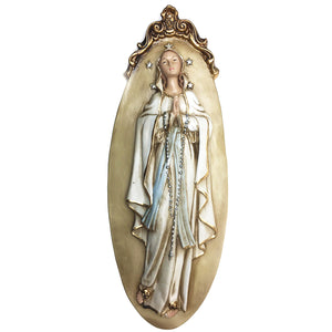 Our Lady of Lourdes Wall Plaque