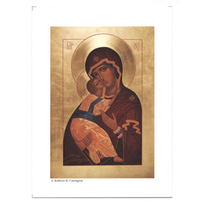 Our Lady of Tenderness Icon 3"x5" Print