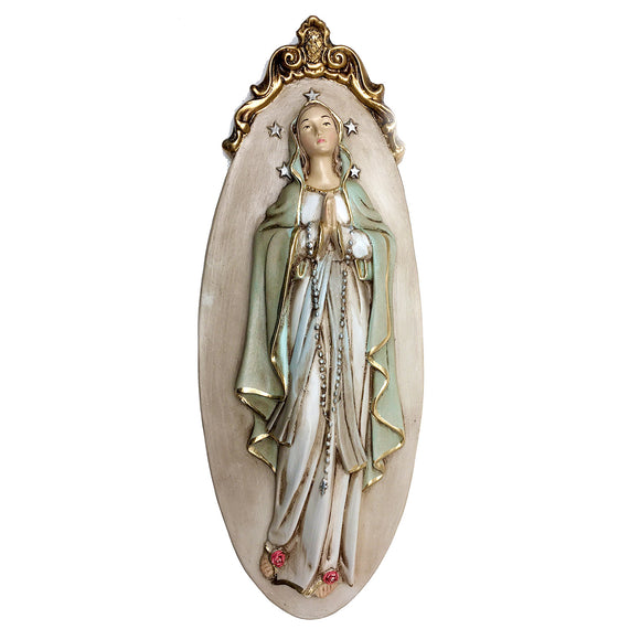 Our Lady of Lourdes Wall Plaque