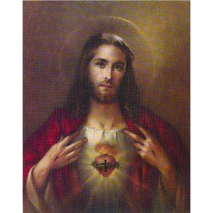 Sacred Heart of Jesus Carded 8" x 10" Print