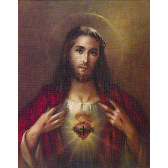 Sacred Heart of Jesus Carded 8