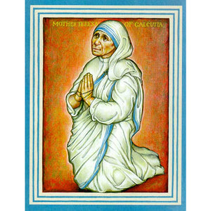 Mother Teresa Icon on Wood