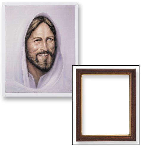 Smiling Jesus Framed Print