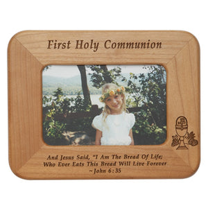 First Communion Wood Frame