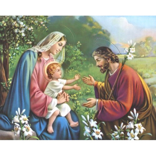 Holy Family 8x10 Carded Print