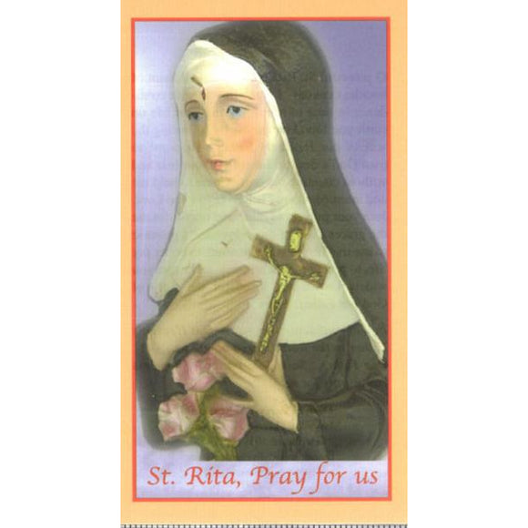 St. Rita Prayercard