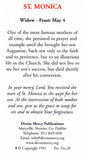 St. Monica Prayercard