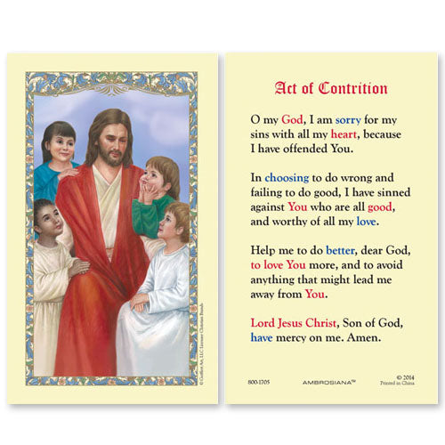 Act of Contrition for Children