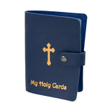 Leatherette Holy Card Holder (Assorted Colors)