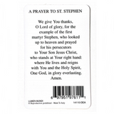 Saint Stephen Deacon Prayercard