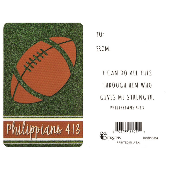 Football Pocket Prayer Card