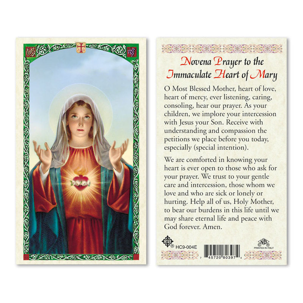 Novena Prayer To The Immaculate Heart Of Mary – The Catholic Gift Store