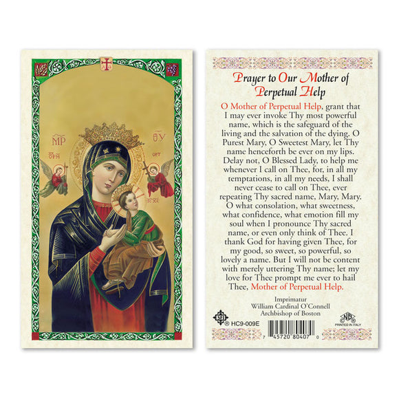 Prayer to Our Lady Of Perpetual Help - English