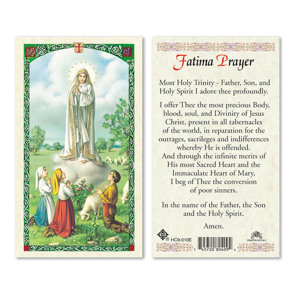 Our Lady Of Fatima Prayer - English
