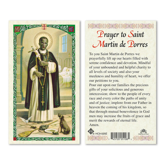 Prayer to St Martin De Porres - English