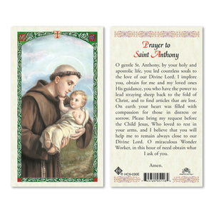 Prayer to St Anthony - English