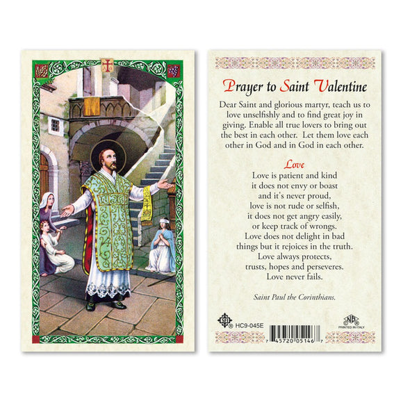 Prayer to St Valentine - English