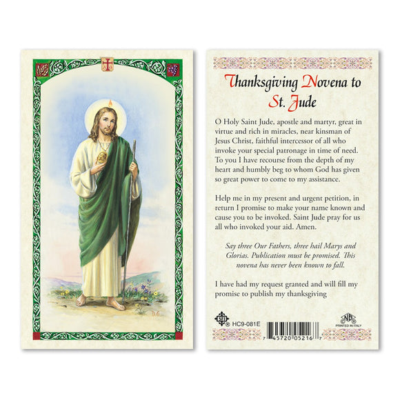 St Jude - Thanksgiving Novena