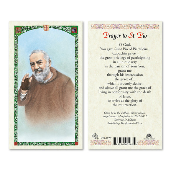 Prayer to Padre Pio - English