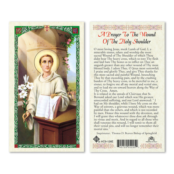 St Bernard A Prayer to the Wound of the Holy Shoulder