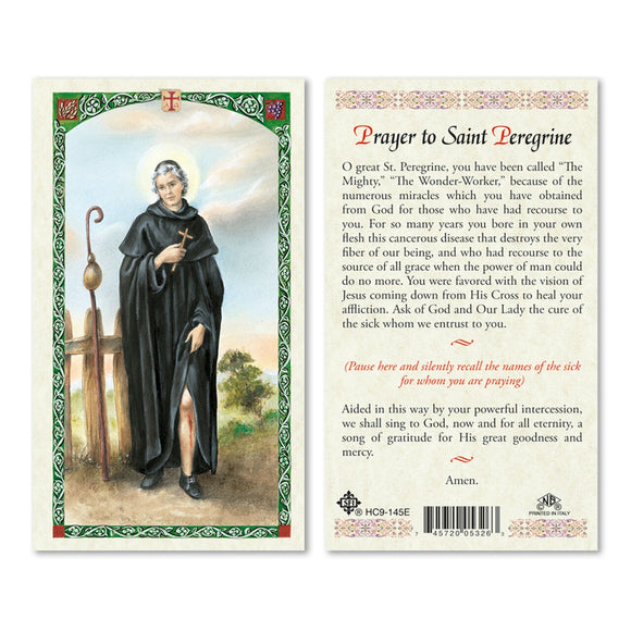 Prayer to St Peregrine - English